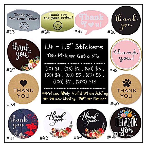 100 - 10x13” Mix Holiday Poly Mailers - Picture 5 of 8